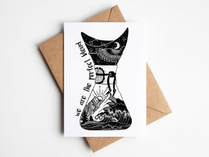 We Are the Perfect Blend, Greeting Card - Mountain Mornings - Greeting Card