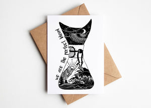 We Are the Perfect Blend, Greeting Card - Mountain Mornings - Greeting Card