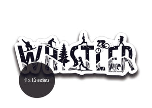 Whistler Sticker - Mountain Mornings - Sticker