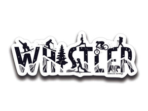 Whistler Sticker - Mountain Mornings - Sticker
