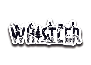 Whistler Sticker - Mountain Mornings - Sticker
