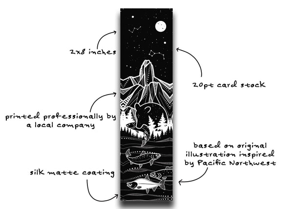 Wilderness Bookmark - Mountain Mornings - bookmark