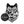 Wolf Head Sticker featuring original black and white illustration, glossy vinyl, 2.5 x 3.5 inches, made in Canada.