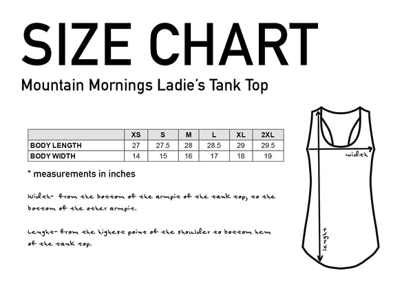 Women's Tank Top, Wolf - Mountain Mornings - Tank Top