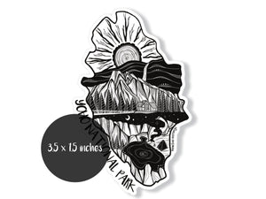 Yoho National Park Sticker - Mountain Mornings - Sticker