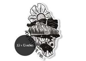 Yoho National Park Sticker - Mountain Mornings - Sticker