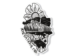 Yoho National Park Sticker - Mountain Mornings - Sticker