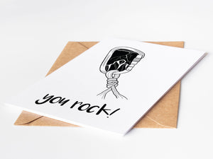 You Rock!, Greeting Card - Mountain Mornings - Greeting Card