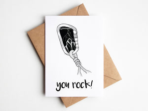 You Rock!, Greeting Card - Mountain Mornings - Greeting Card