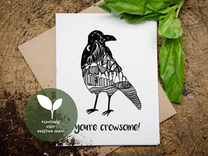 You're Awesome, Plantable Seed Greeting Card - Mountain Mornings - Plantable Greeting Cards