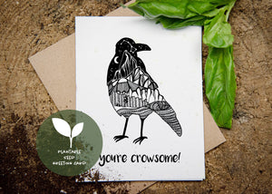 You're Awesome, Plantable Seed Greeting Card - Mountain Mornings - Plantable Greeting Cards