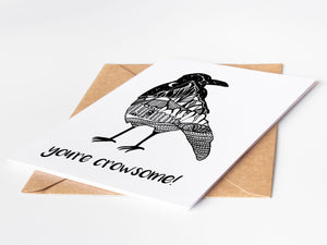 You're Crowsome, Greeting Card - Mountain Mornings - Greeting Card