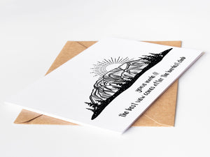 You've Made it! Greeting Card - Mountain Mornings - Greeting Card