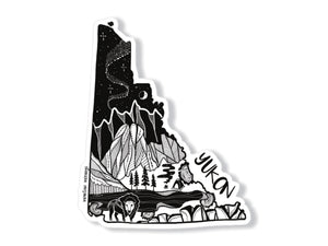 Yukon Sticker - Mountain Mornings - Sticker