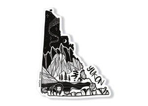 Yukon Sticker - Mountain Mornings - Sticker