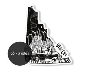 Yukon Sticker - Mountain Mornings - Sticker