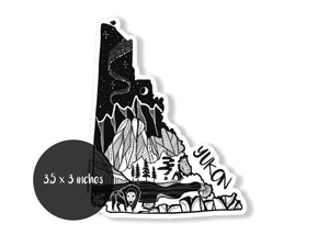 Yukon Sticker - Mountain Mornings - Sticker